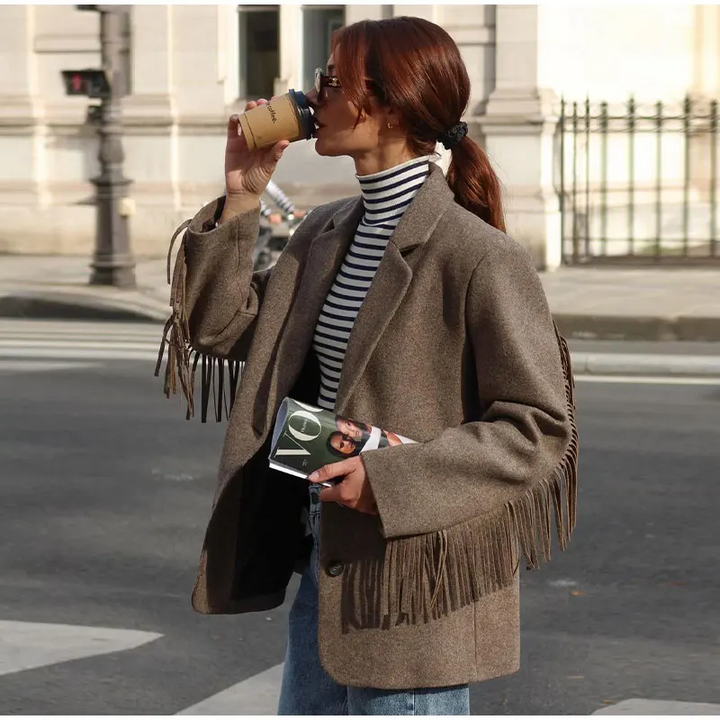 Elegant blazer for women | Warm