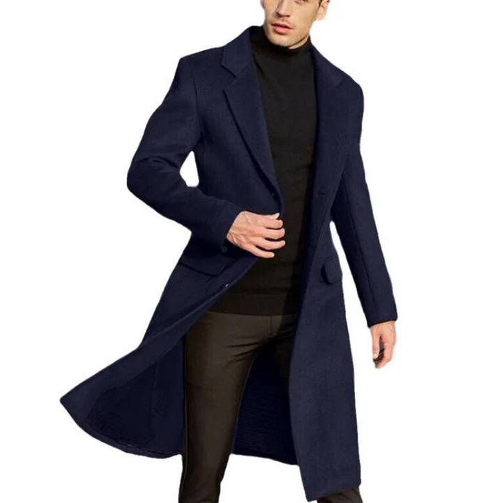 Men’s Slim Classic Coat | Long