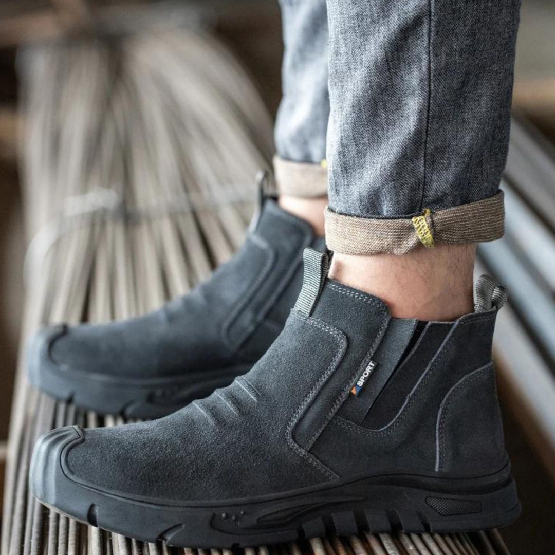 Men’s Steel-Toe Work Boots | Durable
