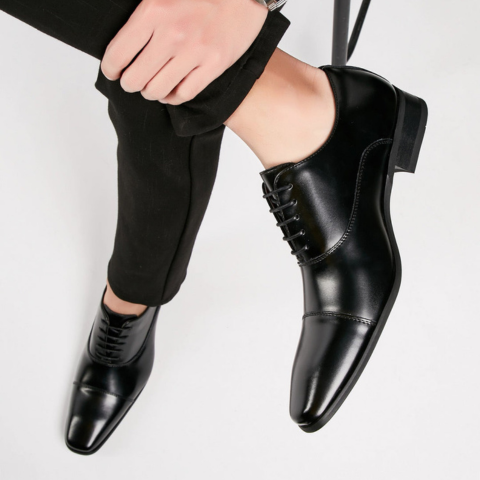 Men’s Polished Lace-Up Shoes | Comfort