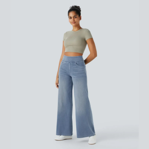 Women’s Comfortable High-Waist Trousers | Baggy