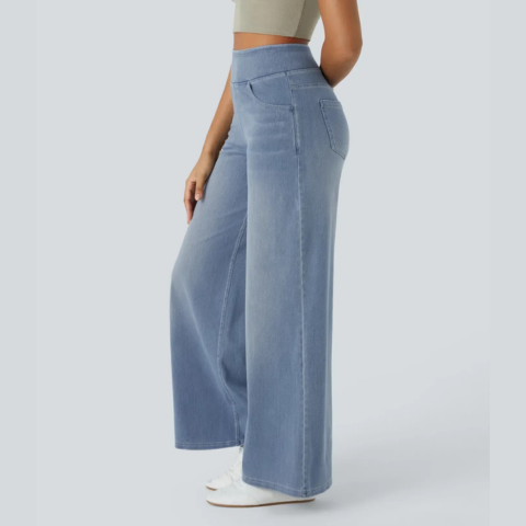 Women’s Comfortable High-Waist Trousers | Baggy