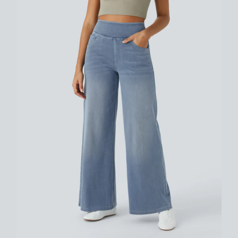 Women’s Comfortable High-Waist Trousers | Baggy