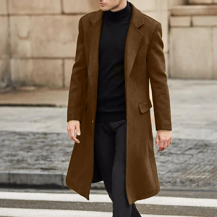 Men’s Slim Classic Coat | Long