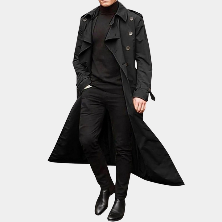 Men's Waterproof Trench Coat | Long