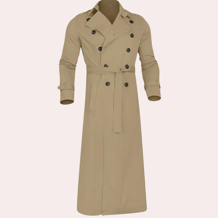 Men's Waterproof Trench Coat | Long