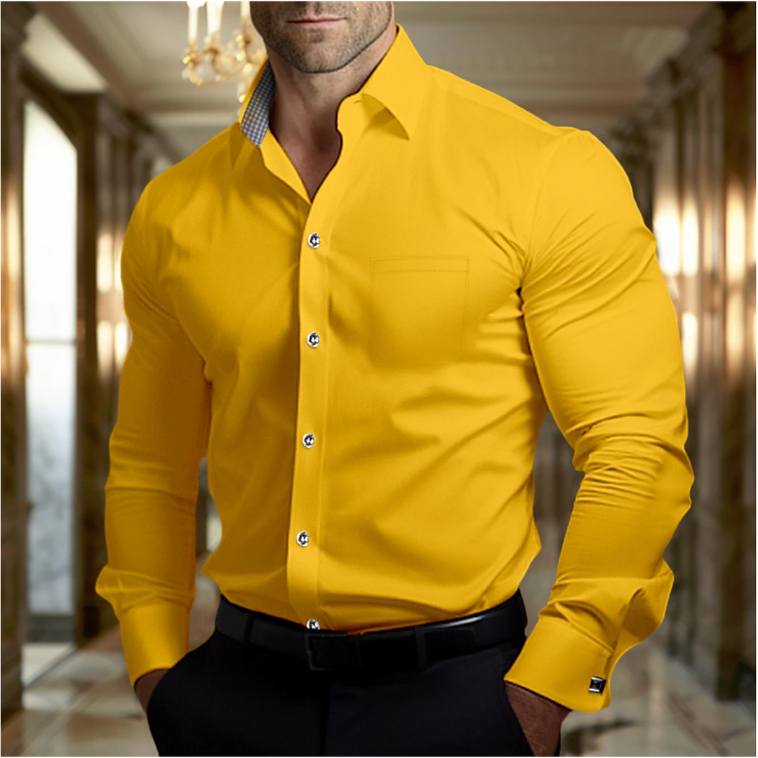 Men’s Slim-Fit Shirt | Long Sleeve