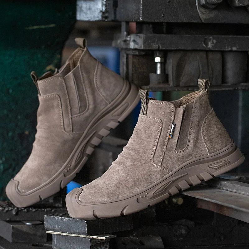 Men’s Steel-Toe Work Boots | Durable