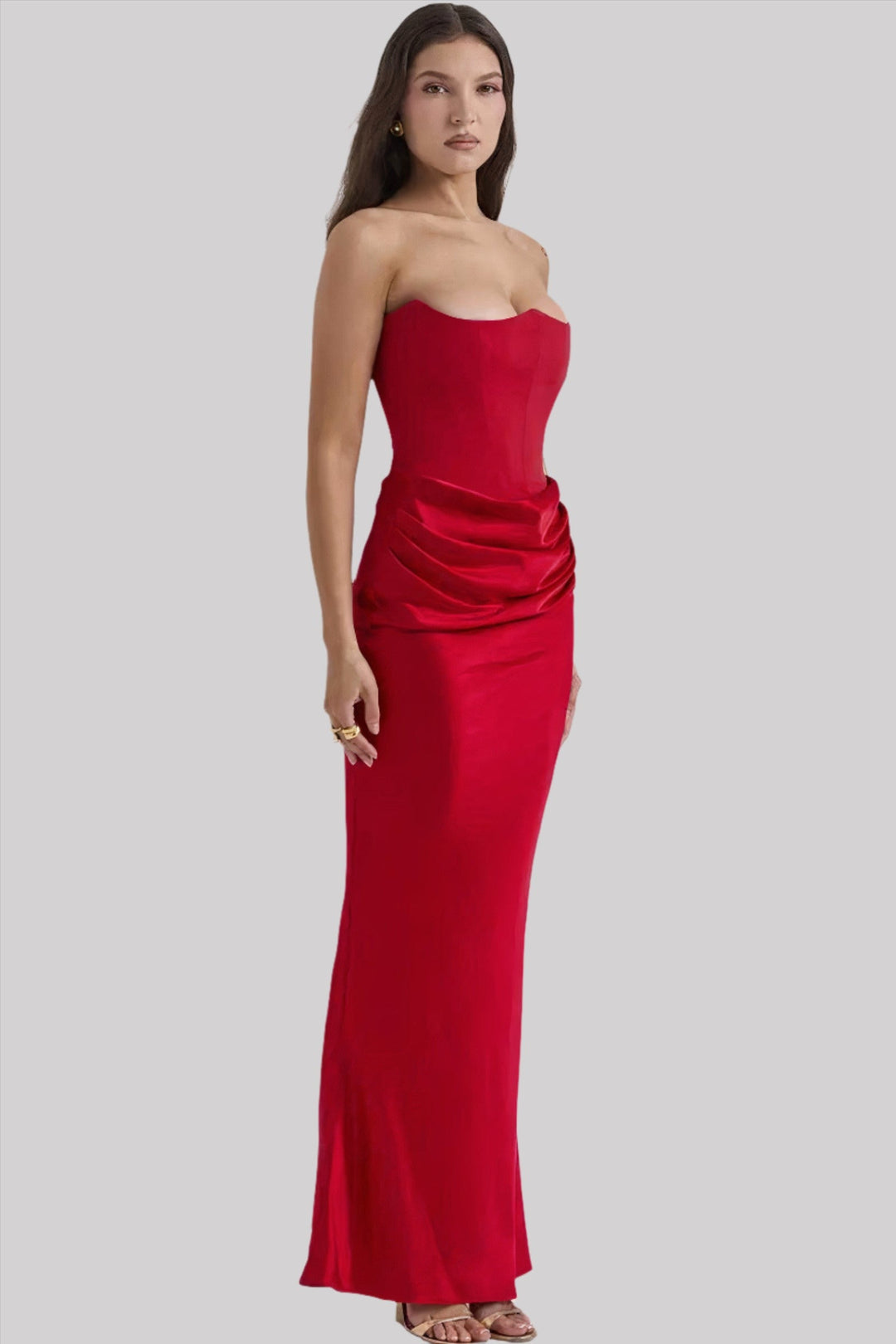 Women’s Strapless Elegant Dress | Maxi