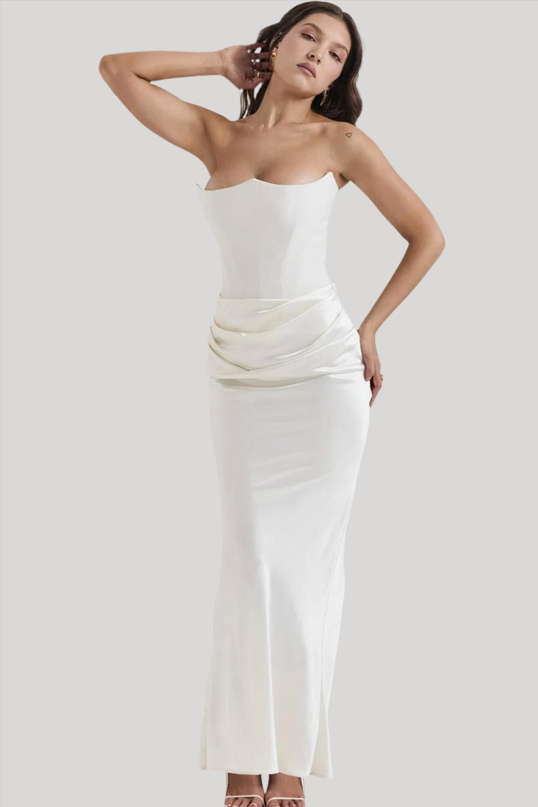Women’s Strapless Elegant Dress | Maxi