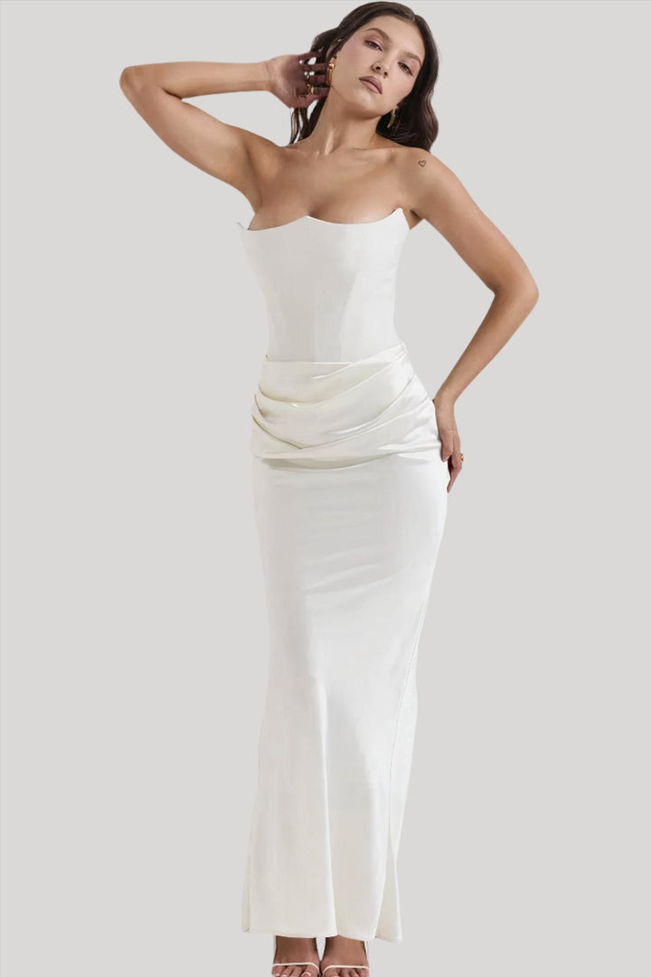 Women’s Strapless Elegant Dress | Maxi