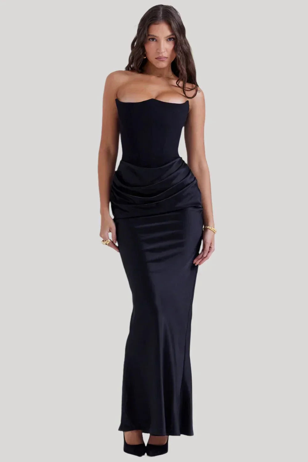 Women’s Strapless Elegant Dress | Maxi