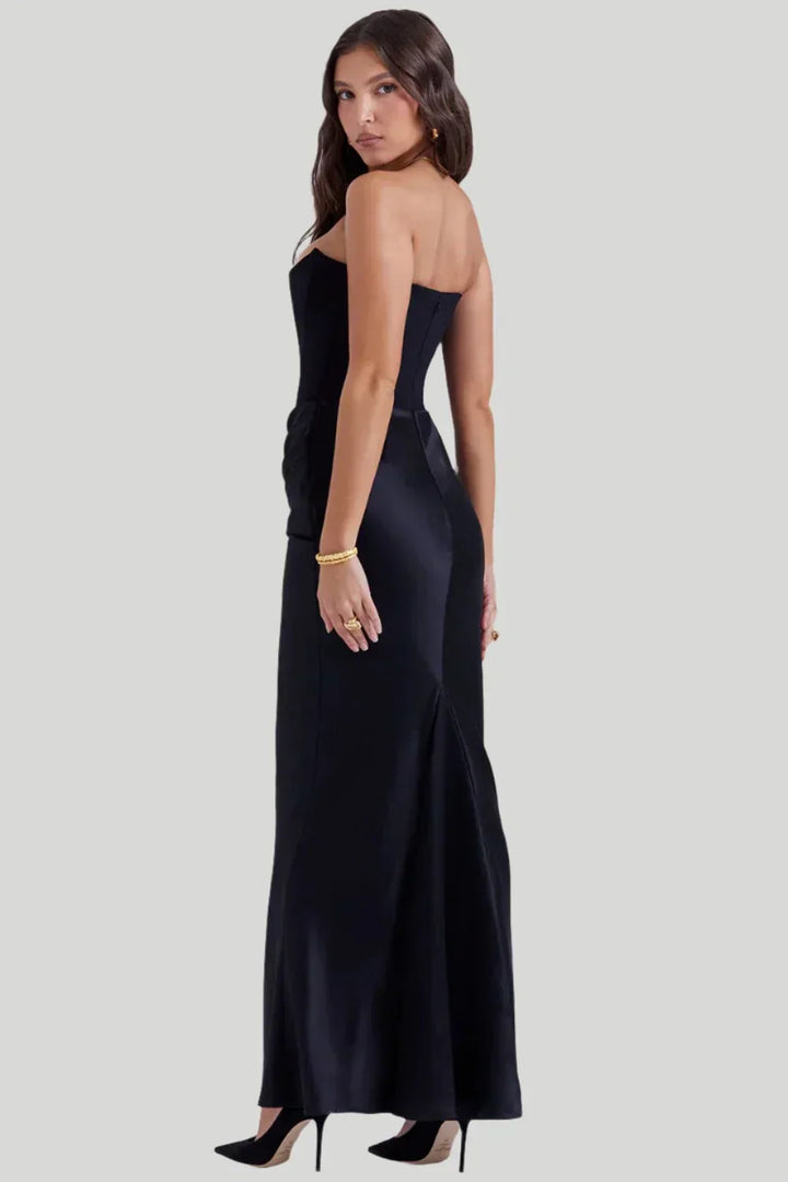 Women’s Strapless Elegant Dress | Maxi