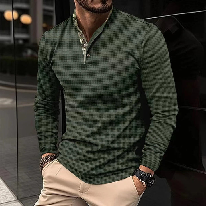 Stylish polo shirt for men | Long sleeves