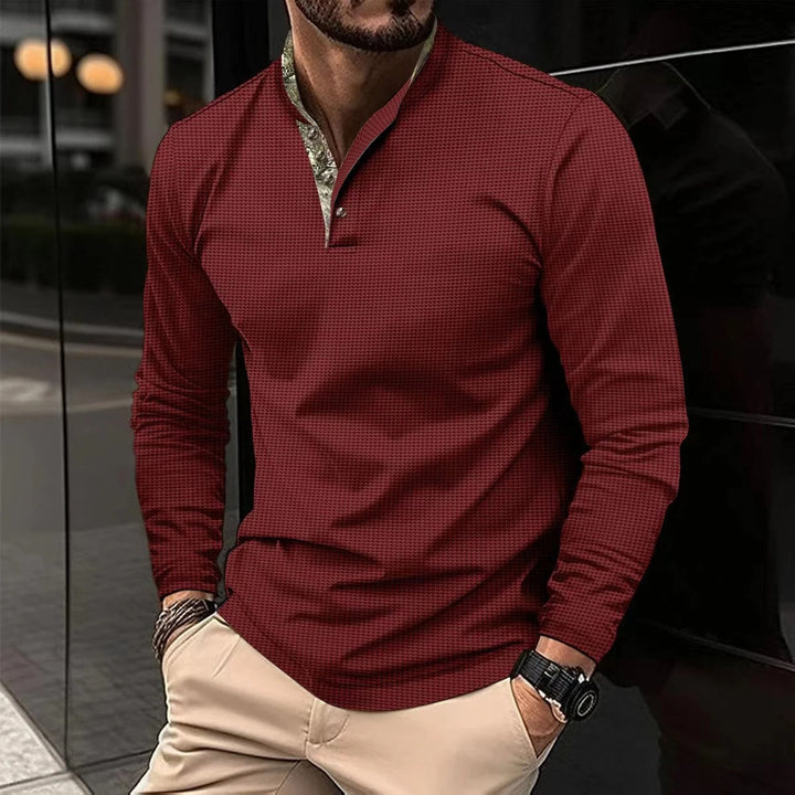 Stylish polo shirt for men | Long sleeves